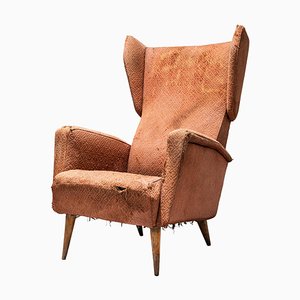 Armchair in Wood and Fabric by Gio Ponti, 1953
