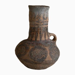 Jarrón de cerámica china de la era neolítica