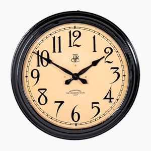 Orologio da fabbrica grande industriale di International Time Recording Co. Ltd., anni '30