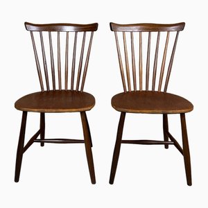 Set of Scandinavian Chairs by Yngve Ekstrom for Pastoe, 1960