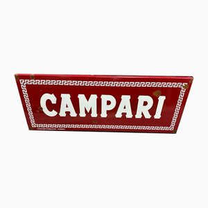 Cartel Campari esmaltado, años 70