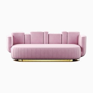 Ajui Sofa in Pink by HOMMÉS Studio