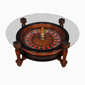Casino Roulette Wheel Coffee Table, 1980s