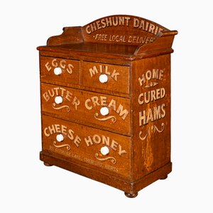 Victorian Dairy Store Counter or Sideboard, 1890s