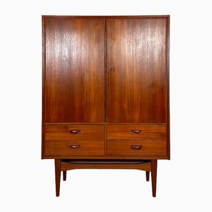 Minimalistischer deutscher Teak Schrank, 1960er