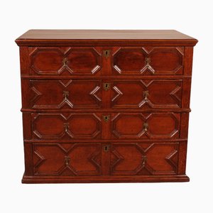 Jacobean Chest of Drawers in Oak, 17th Century