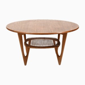 Table Basse avec Pieds en V par Kurt Østervig pour Jason Møbler, 1950s