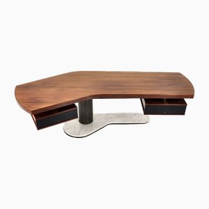 Boomerang Desk attributed to Renzo Schirolli, 1960s