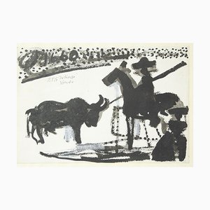 Gianpaolo Berto, Hommage à Picasso, Techniques mixtes, 1975