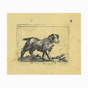 Antonio Tempesta, Dog, Etching, 1610s