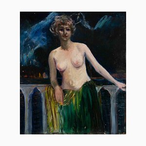 Antonio Feltrinelli, Nude Model, Painting, 1930s