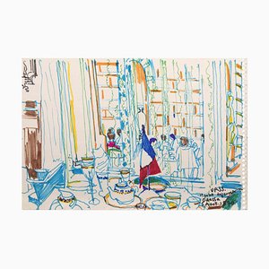 Reynold Arnould, Odessa, Zeichnung, 1970