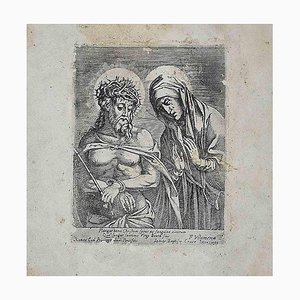 Inconnu, Jésus et la Vierge Marie, Eau-forte, fin du 18e siècle