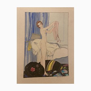 Leonardo Brunelleschi, Nude of Woman, Stencil, 1920s