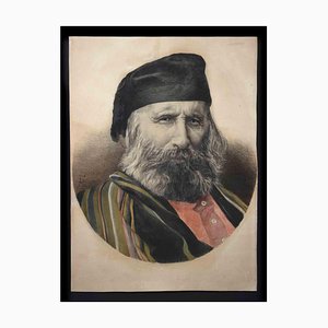 Ignoto, Ritratto di Giuseppe Garibaldi, Litografia, Inizio XX secolo