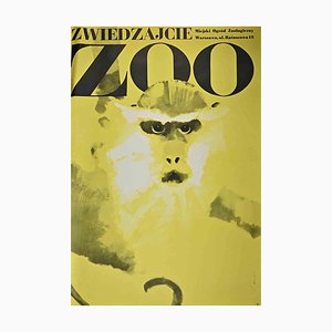 After Waldemar Swierzy, Zoo Poster, 1974, Lithograph
