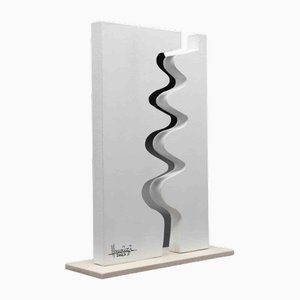 Tonino Maurizi, Abstract Composition in White, Sculpture, 2022