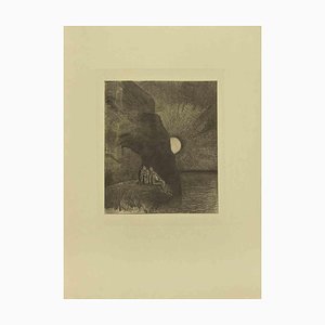 After Odilon Redon, Illustration from the Series Les Fleurs du Mal, 1923, Etching