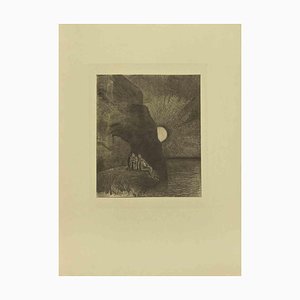 Nach Odilon Redon, Illustration aus der Serie Les Fleurs du Mal, 1923, Radierung