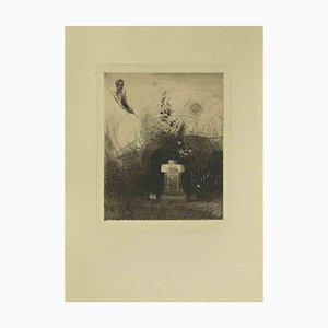 D'après Odilon Redon, Illustration de la Série Les Fleurs du Mal, 1923, Eau-forte