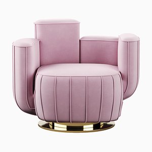 Ajui Armchair in Pink by HOMMÉS Studio