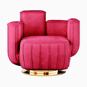 Fauteuil Ajui Magenta par HOMMÉS Studio