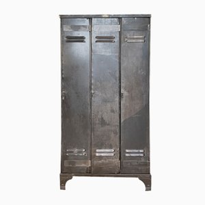 Industrial 3-Door Locker from Strafor, 1940s