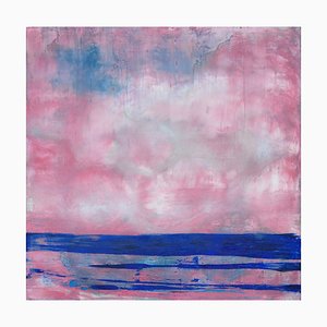 Anatta Lee, Marine Landscape in Pink, 2023, Acrylic on Canvas