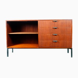 DHS-20 Sideboard in Teak by Herbert Hirche for Christian Holzäpfel, Set of 2