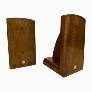 Oak Bookends from Heals, 1930s, Set of 2