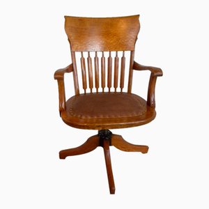 Swivel Desk Chair by F. Herhold & Sons, Chicago, USA, 1890s