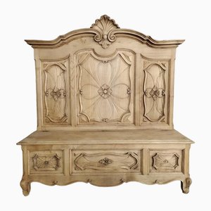 Banco de madera natural