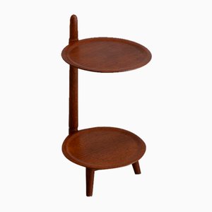 Tavolino moderno in teak e quercia di Edmund Jørgensen, Danimarca, anni '50