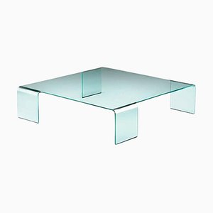 Table Basse Neutra en Verre par Rodolfo Dordoni pour Fiam, Italie, 1990s