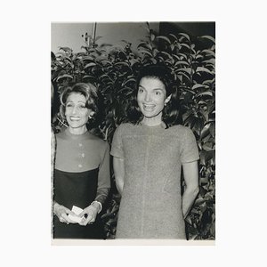 Jackie Onassis, Schwarz-Weiß-Fotografie, 1960er