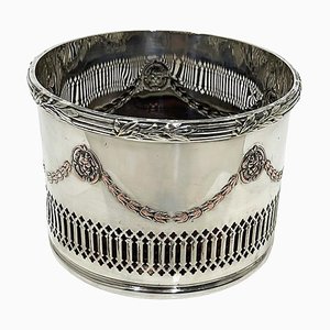 19th Century English Silver-Plated Champagne Bottle Coaster