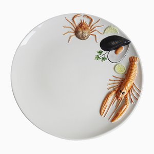 Grande Assiette à Poisson, Italie, 1970s