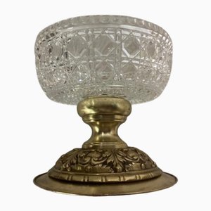 Carved Sugar Bowl in Crystal, 1960