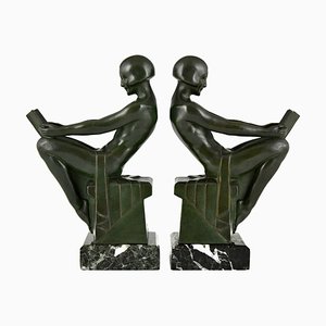 Art Deco Bookends, 1930, Set of 2