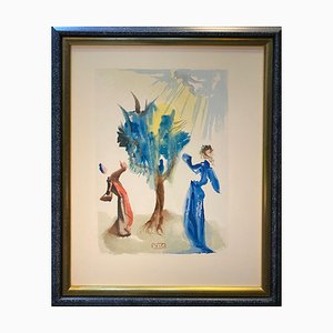 Salvador Dali, The Divine Comedy, 1960s, Lithographie, Encadré