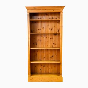 Vintage Open Bookcase with Four Adjustable Shelves