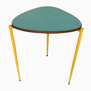 Mesa de comedor triangular pequeña, Italia, años 50