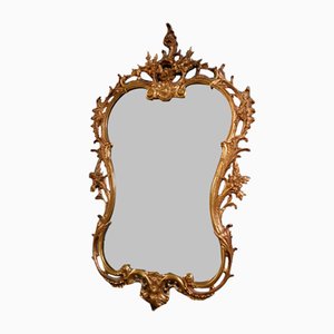 Specchio barocco con bordo dorato