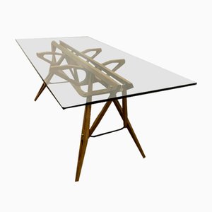Vintage Dining Table by Carlo Mollino for Zanotta