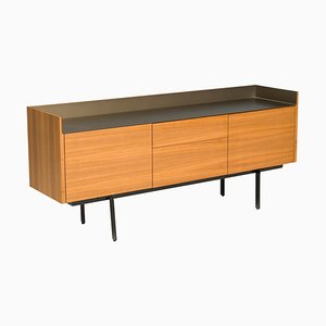 Credenza Stockholm in quercia e bronzo di Mario Ruiz per Punt, anni 2010