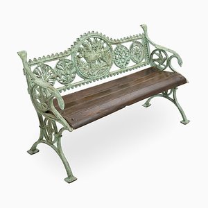 Garden Bench in Cast iIon and Wood