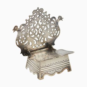 Small Silver Salt Shaker Throne, Russia, Late 19th Century