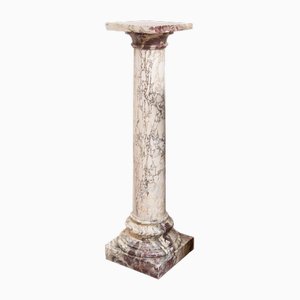 Columna romana de mármol Fiordipesco, de principios del siglo XIX