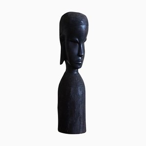 Escultura africana Mid-Century hecha a mano, años 50