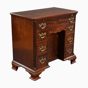 Antique George III Mahogany Kneehole Desk, 1780